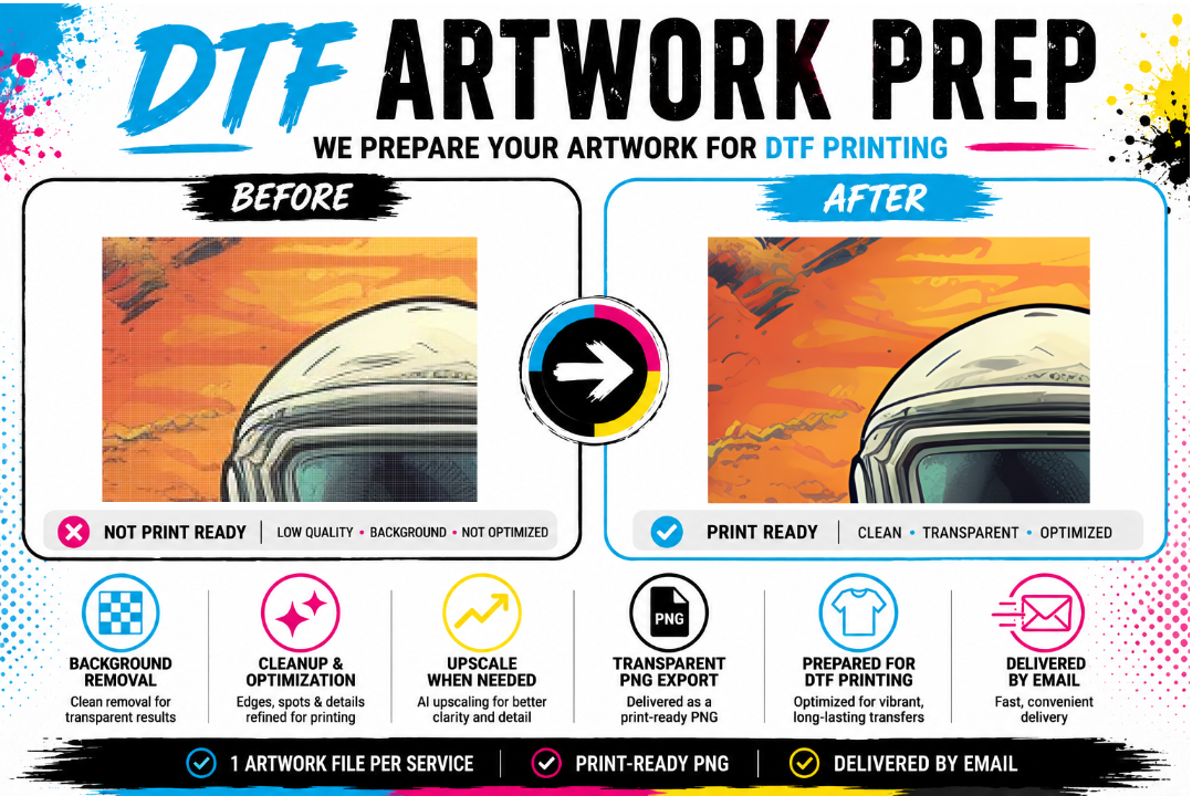 DTF Artwork Prep