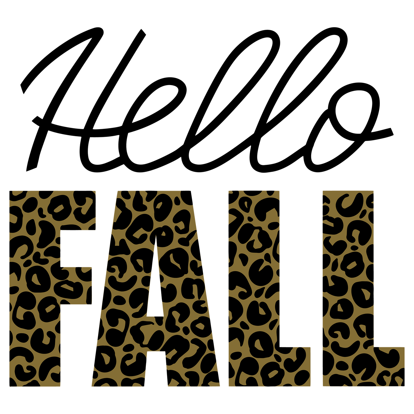 Hello Fall Ready To Press Dtf