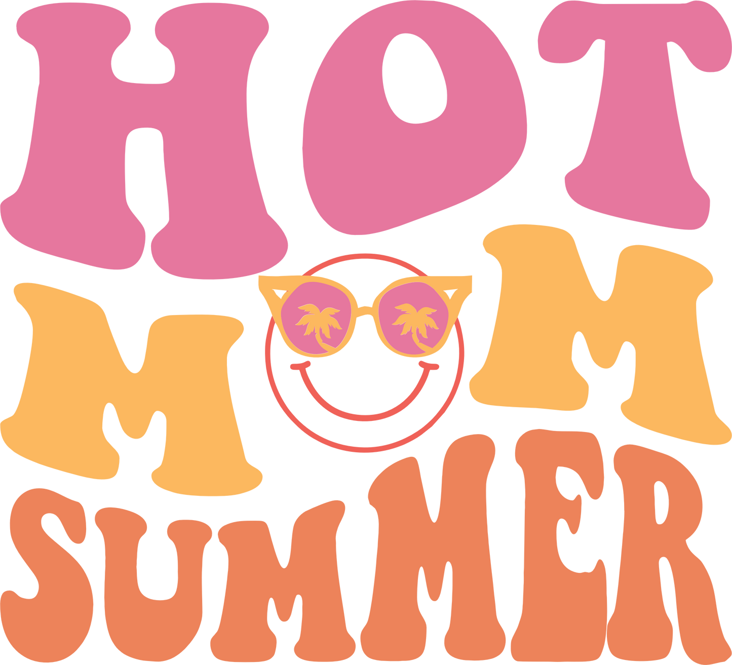 Hot Mom Summer Ready To Press Dtf