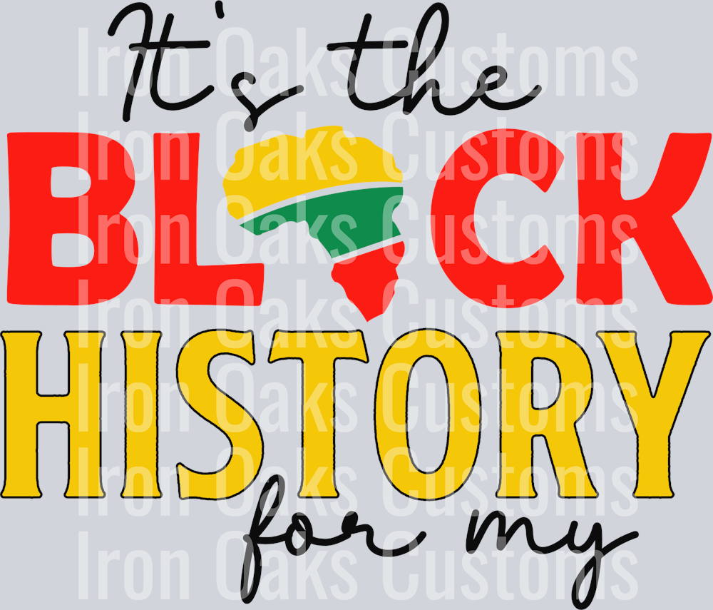 Its the black history for my SVG