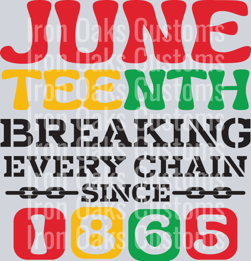 Juneteenth Breaking Chains