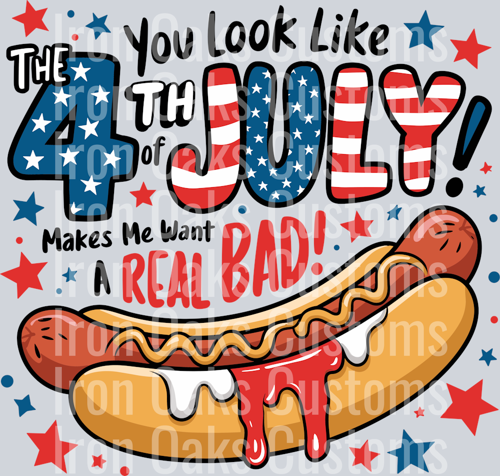 You look like the 4 of july