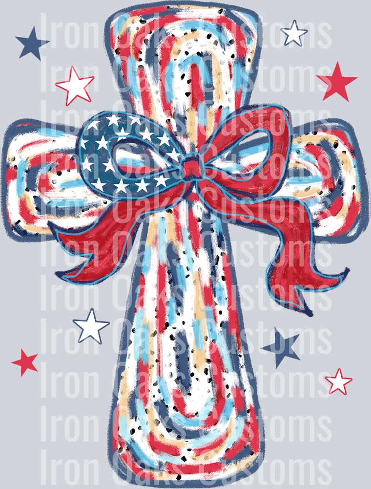 Stripes and Jesus Christ Front