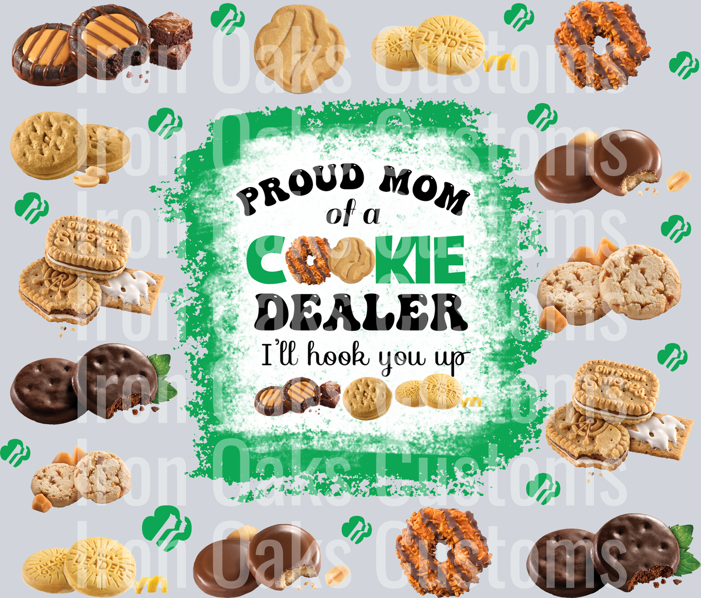 Proud mom girlscout tumbler