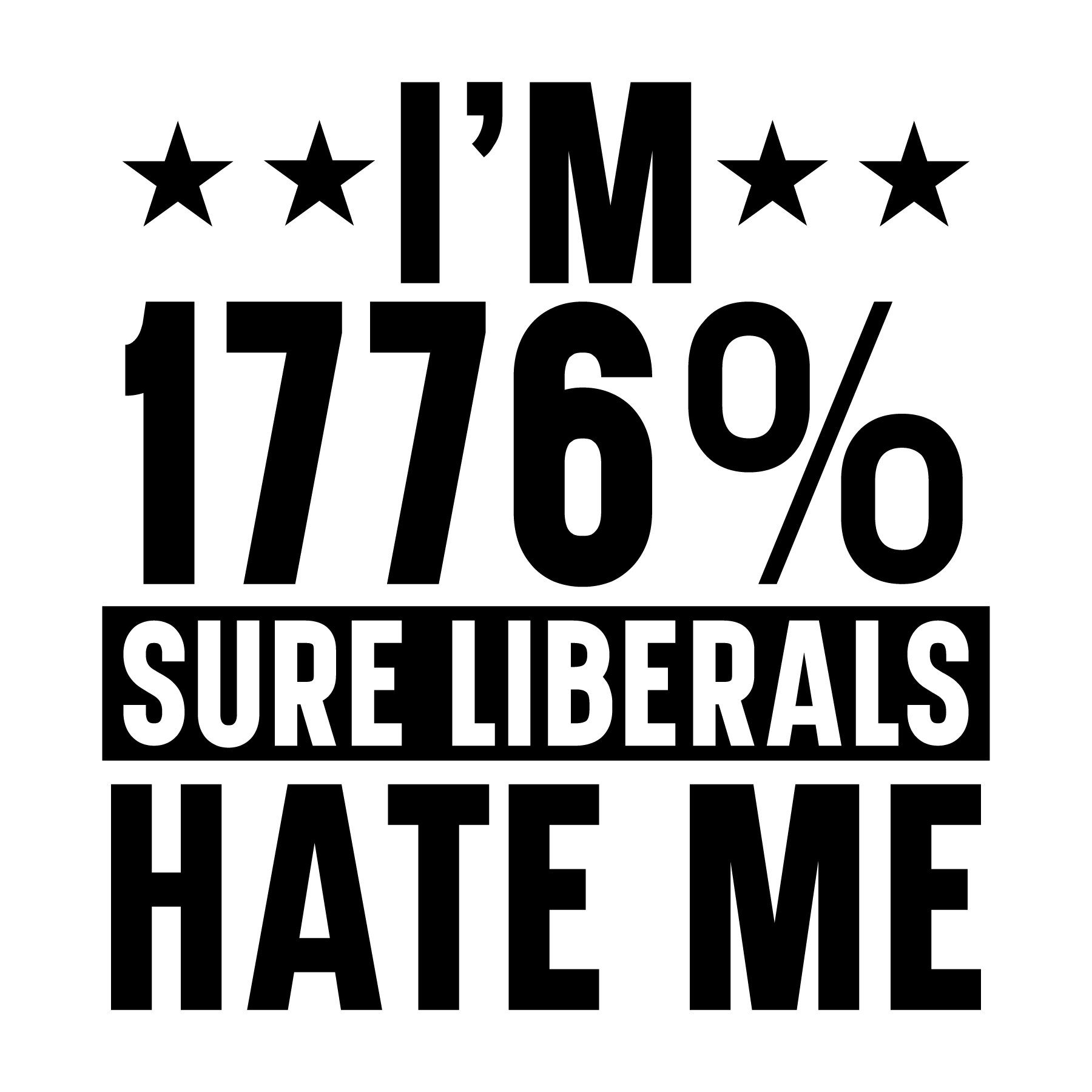 I’m 1776% Sure Liberals Hate Me Ready To Press Dtf