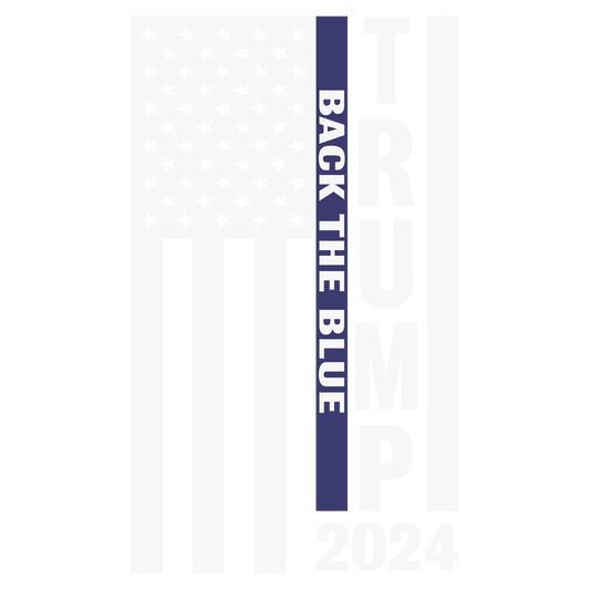 Back The Blue Flag Ready To Press Dtf