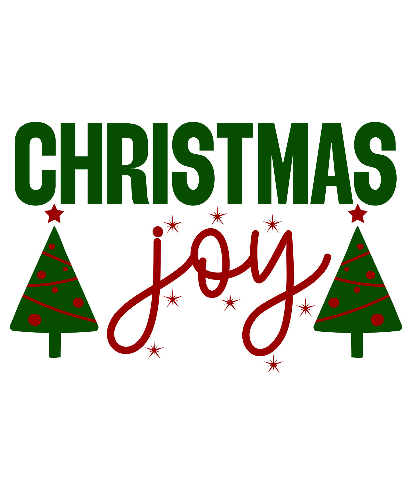Christmas Joy Ready To Press Dtf