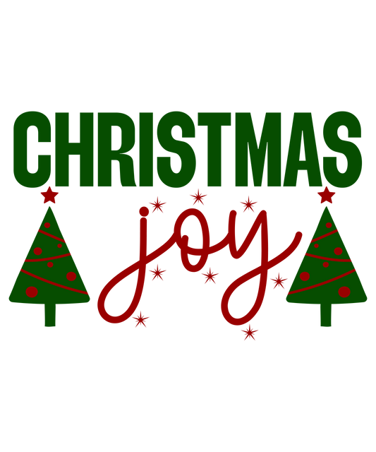 Christmas Joy Ready To Press Dtf