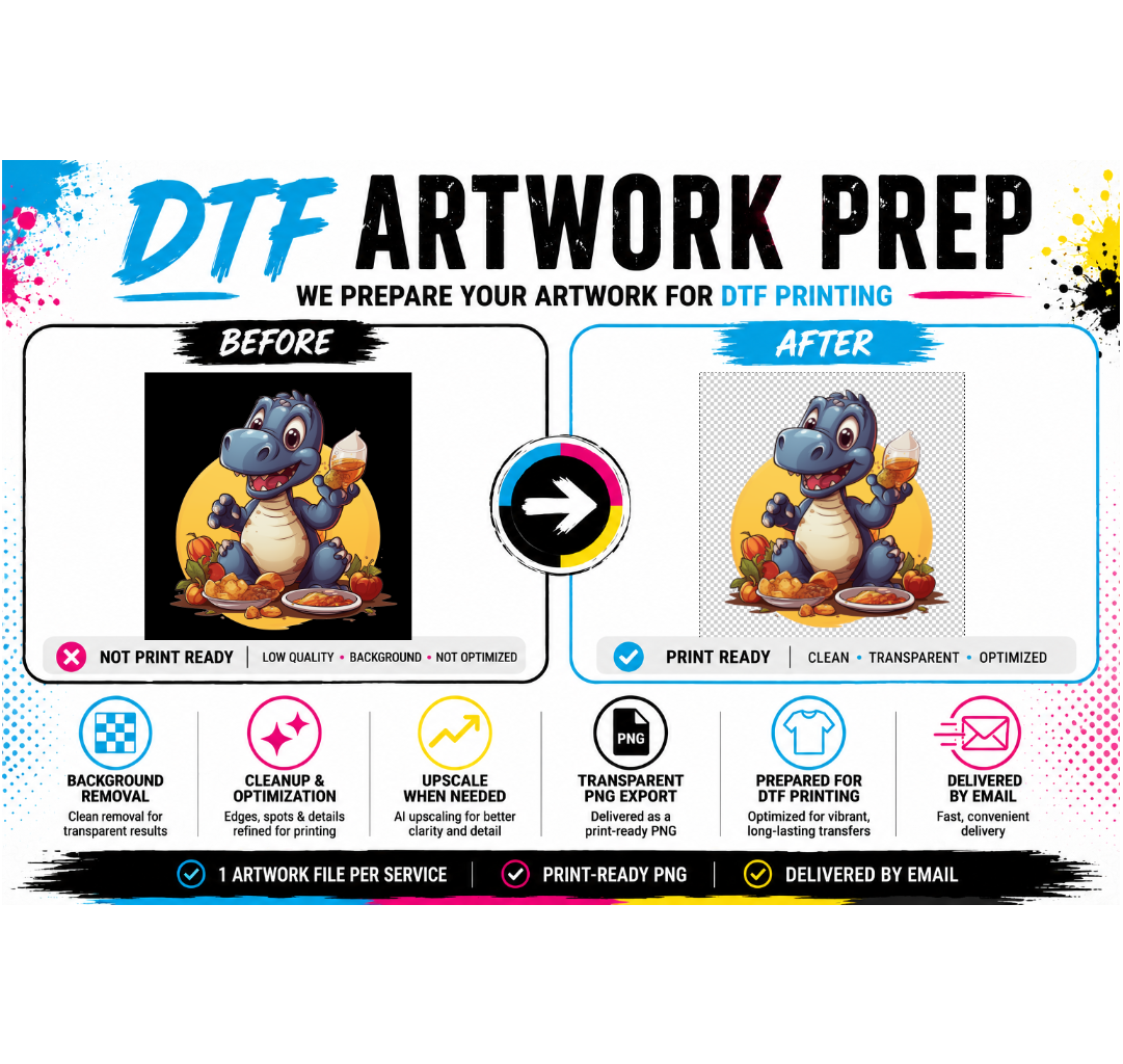 DTF Artwork Prep