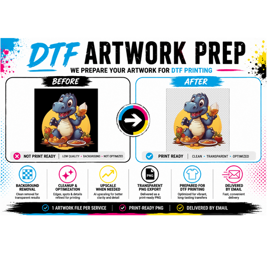 DTF Artwork Prep