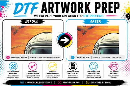 DTF Artwork Prep