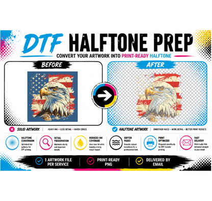 DTF Halftone Prep