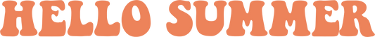 Hello Summer Ready To Press Dtf