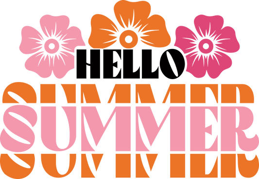 Hello Summer V.2 Ready To Press Dtf