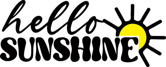 Hello Sunshine V.2 Ready To Press Dtf