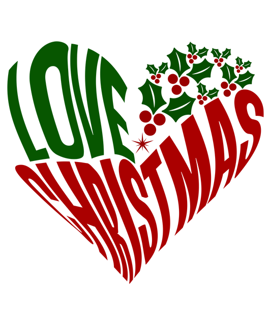 Love Christmas Ready To Press Dtf