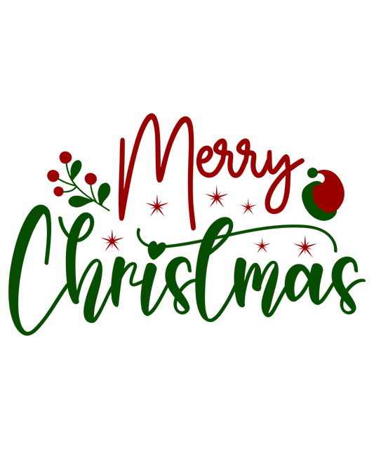 Merry Christmas V.2 Ready To Press Dtf