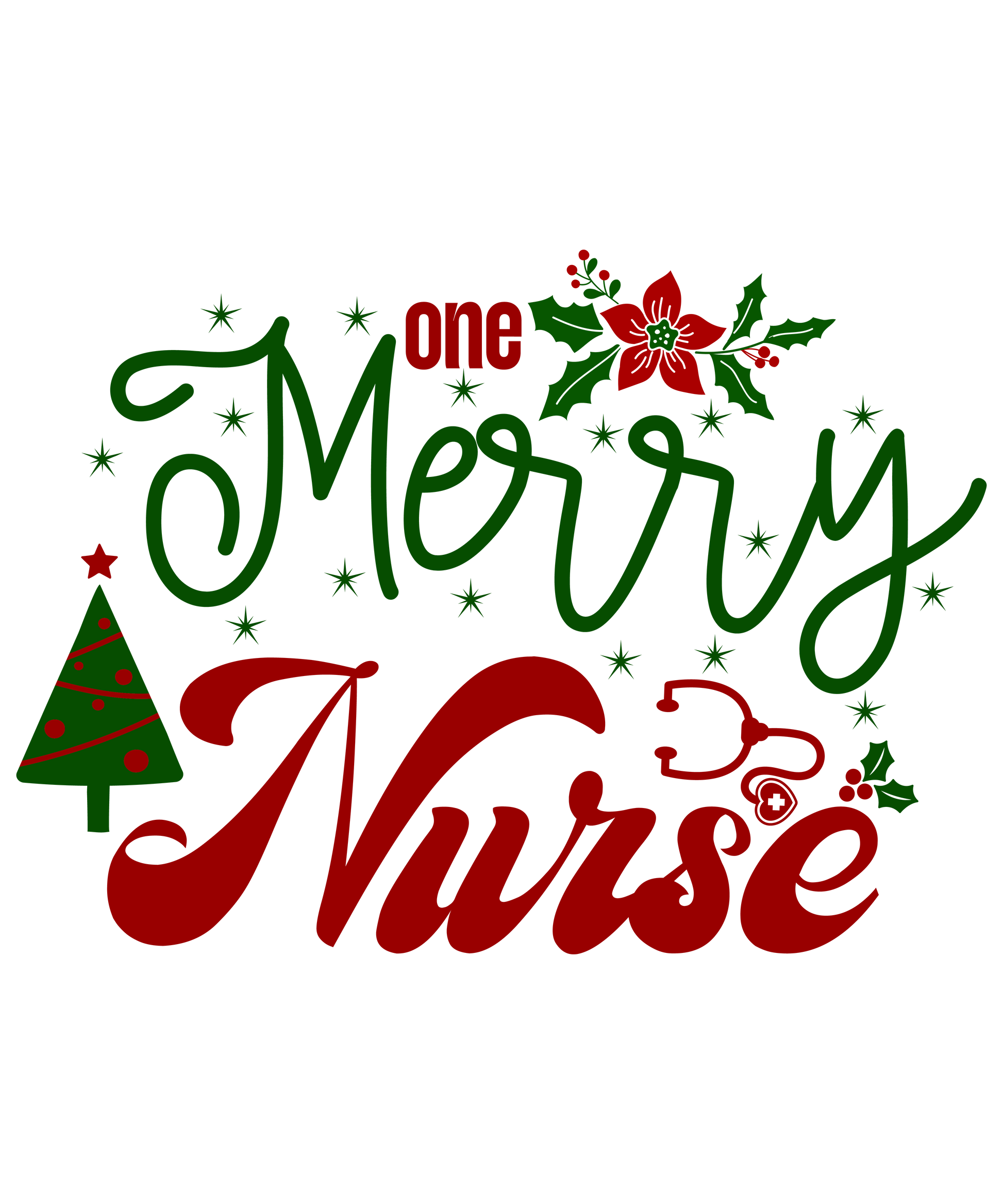 Merry Nurse Ready To Press Dtf