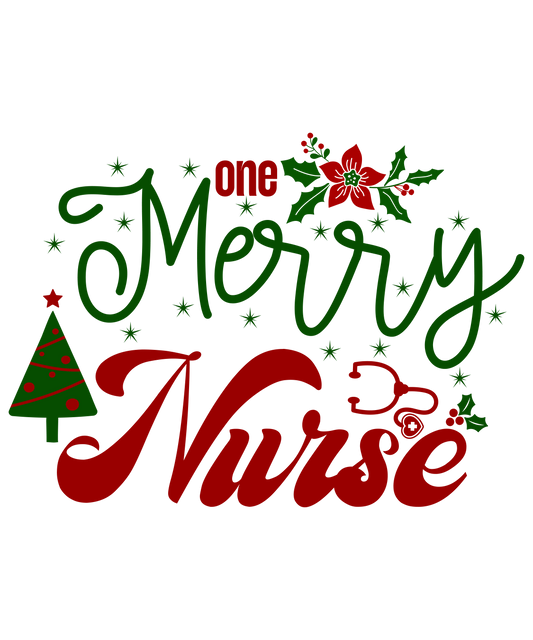 Merry Nurse Ready To Press Dtf