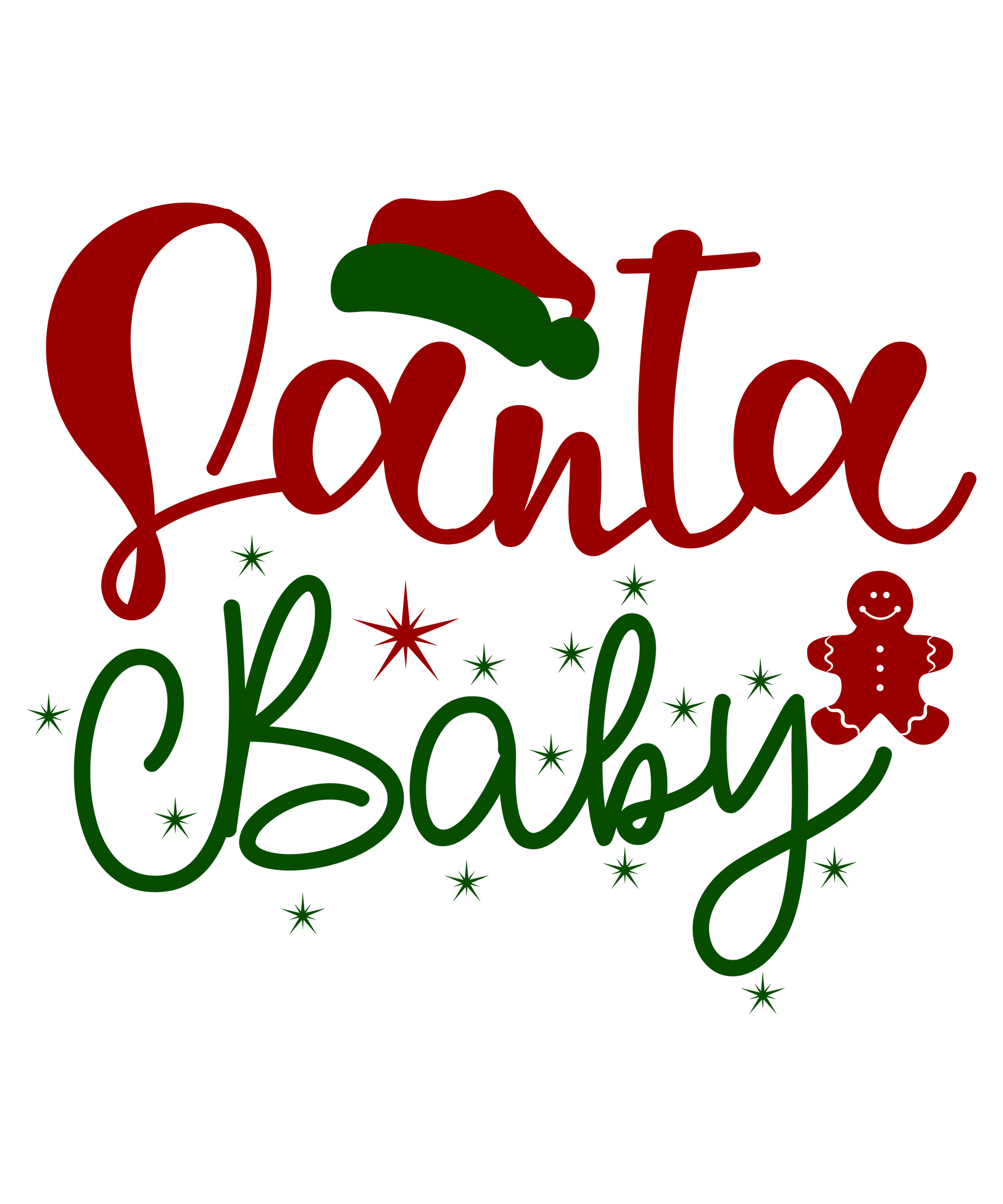 Santa Baby Ready To Press Dtf