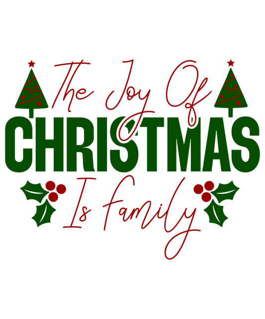 Joy Of Christmas Ready To Press Dtf