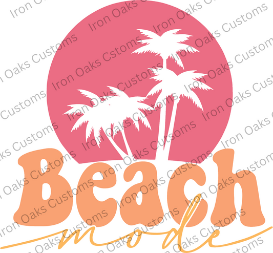 Beach Mode Ready to Press DTF