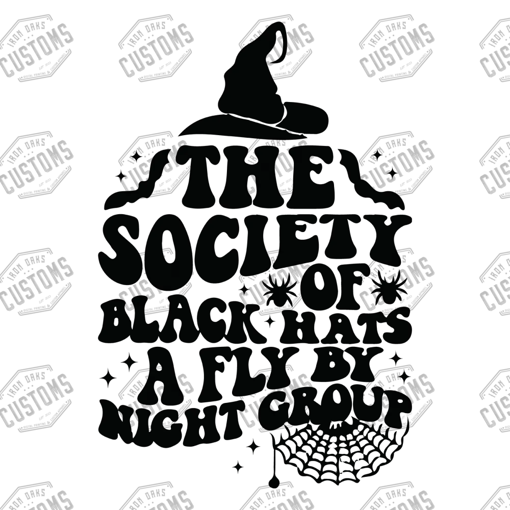 Black Hats Society V.2 Ready To Press Dtf