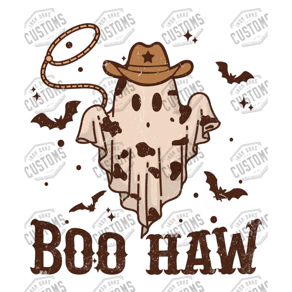 Boo Haw Ghost Ready To Press Dtf