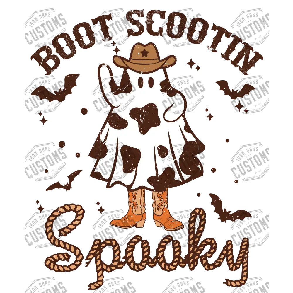 Boot Scootin Spooky Ready To Press Dtf