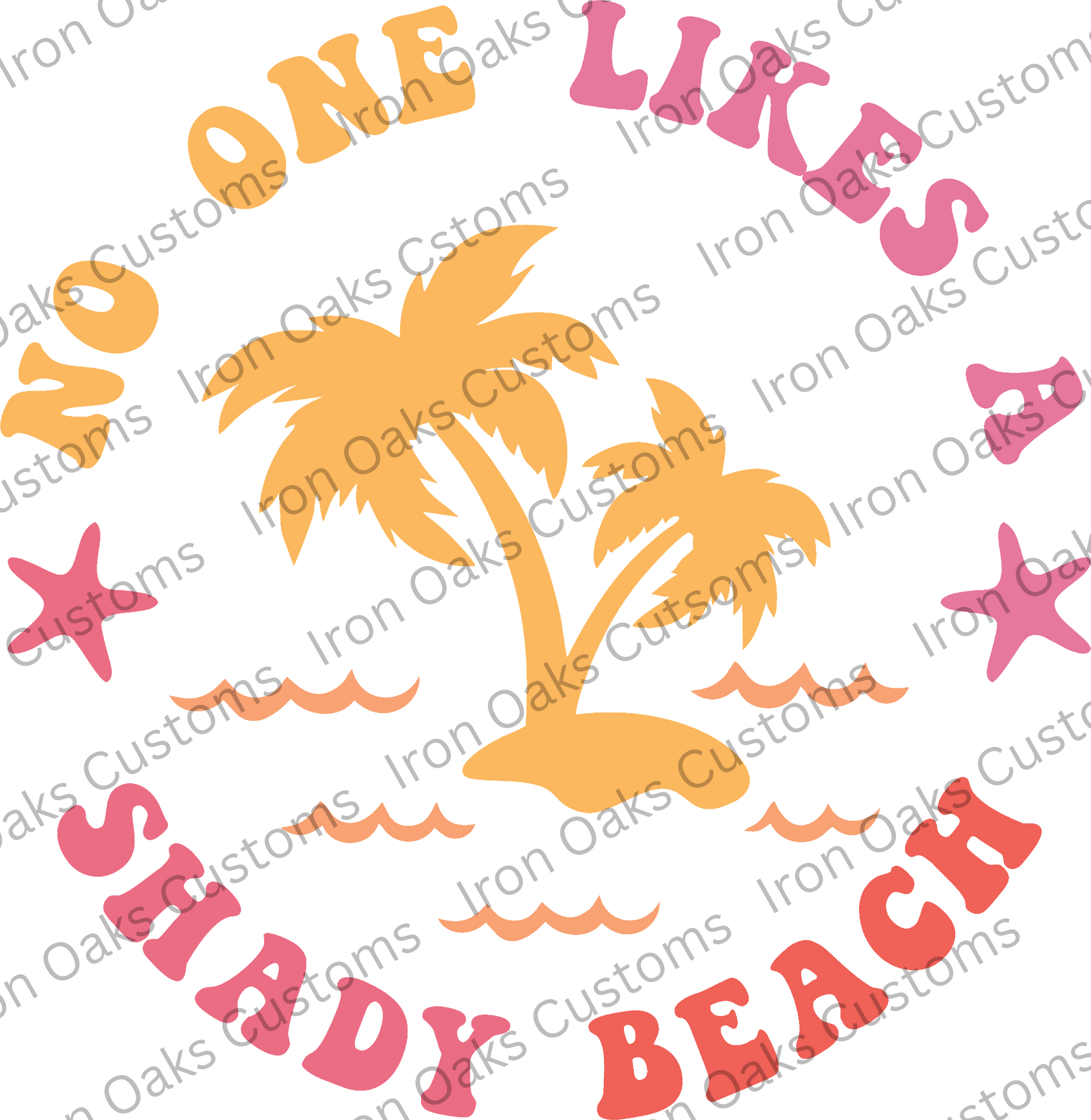 Shady Beach 2 Ready to Press DTF