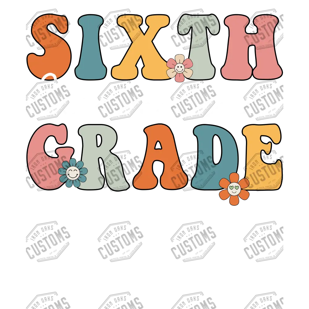 Sixth Grade Dream Team Ready To Press Dtf