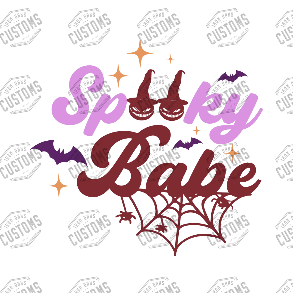 Spooky Babe V.2 Ready To Press Dtf