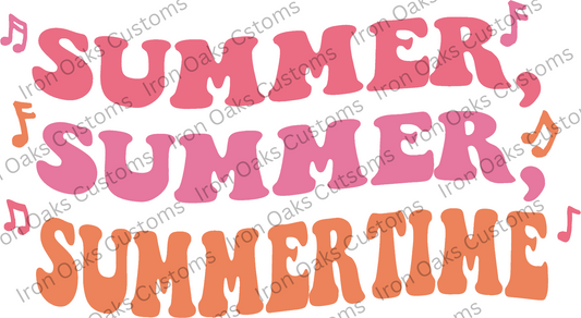 Summertime Ready to Press DTF