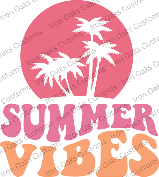 Summer Vibes Ready to Press DTF