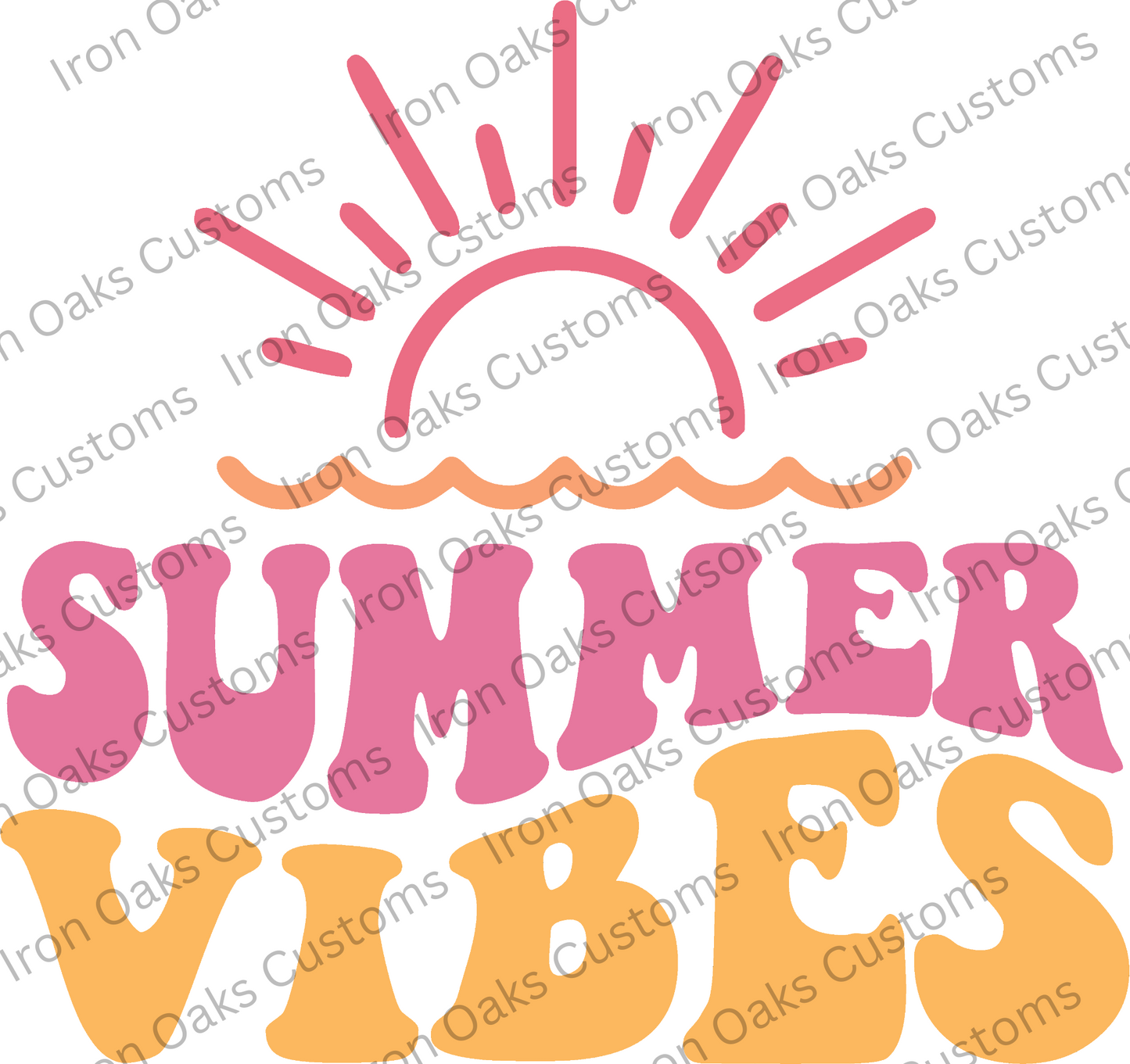 Summer Vibes 2 Ready to Press DTF