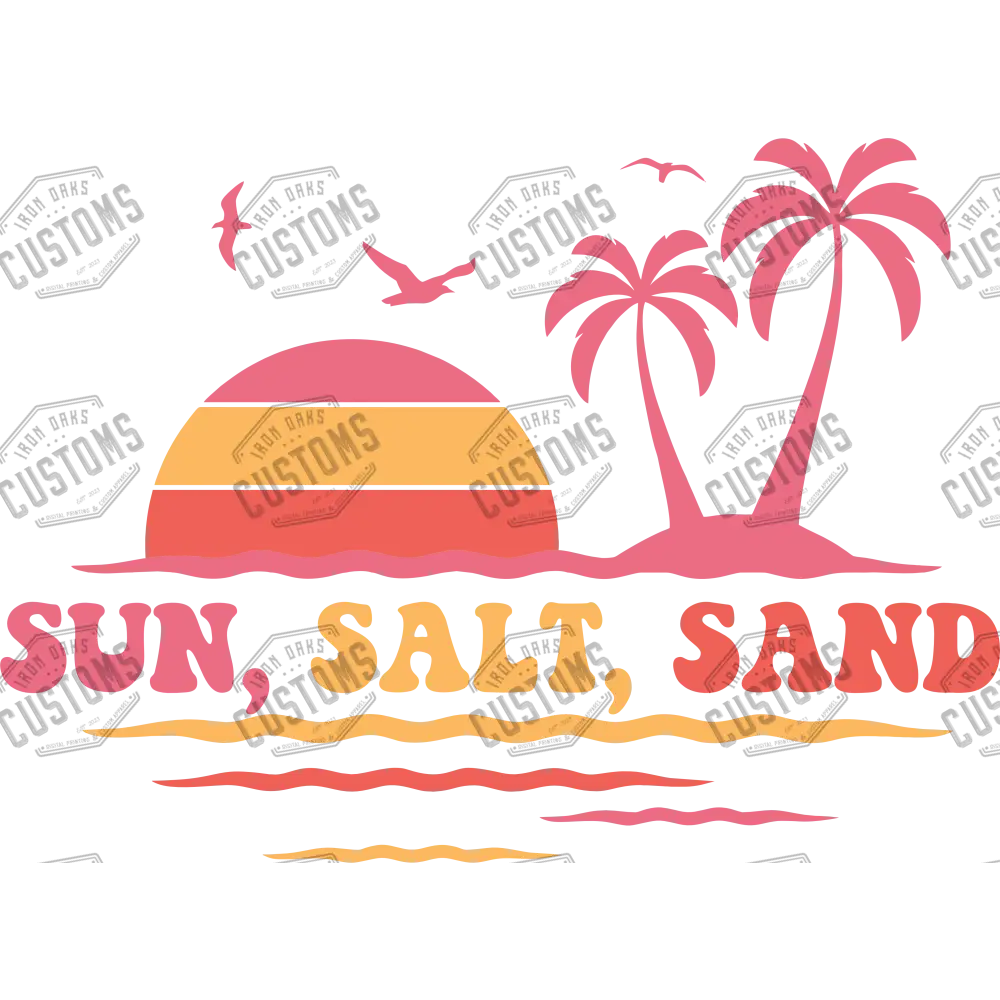 Sun Salt And Sand Ready To Press Dtf