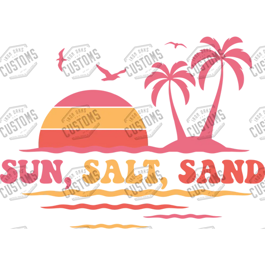 Sun Salt And Sand Ready To Press Dtf