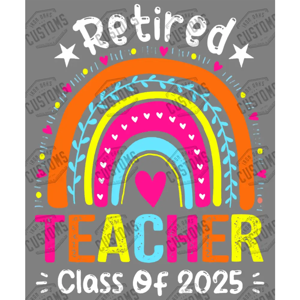 Teacher 2025 Ready To Press Dtf