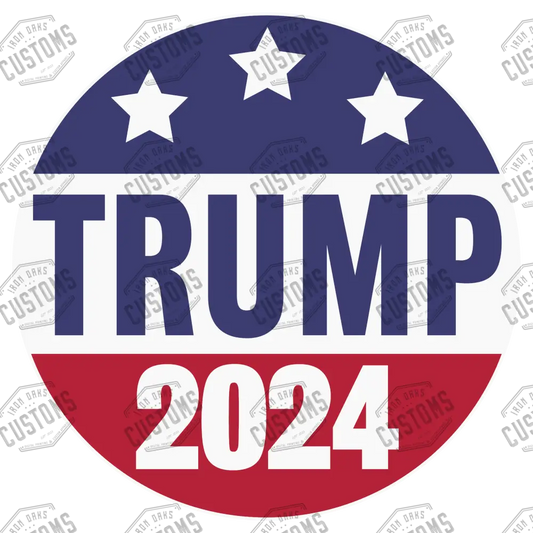 Trump 2024 Button Ready To Press Dtf