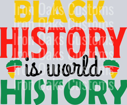 Black history is world history SVG
