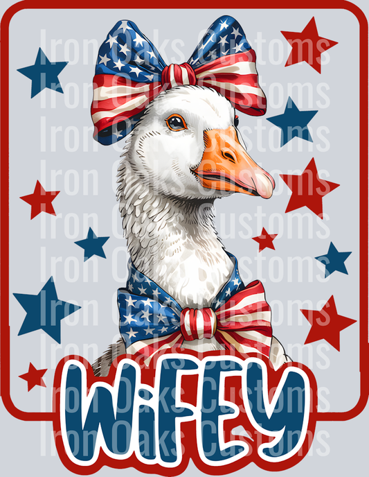wifey usa goose