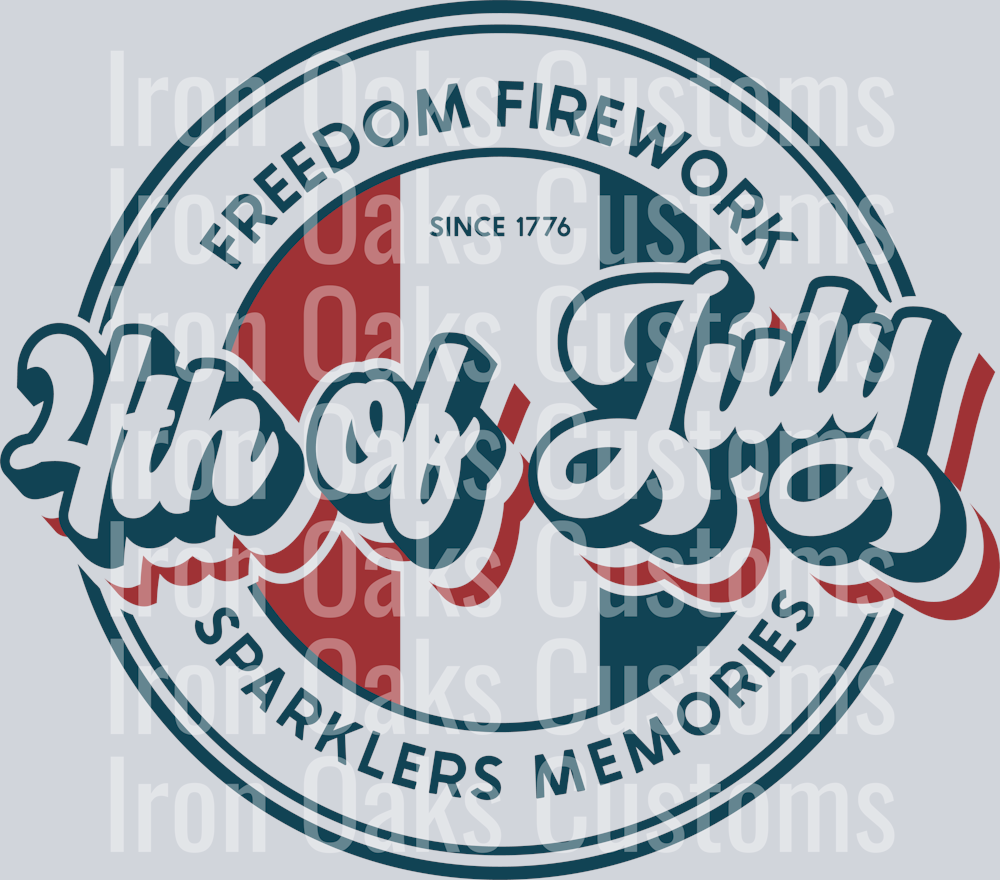 4th of July - Freedom Firework Sparklers Memories