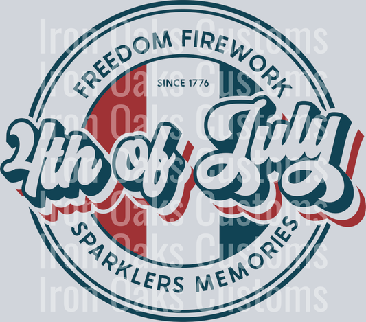 4th of July - Freedom Firework Sparklers Memories