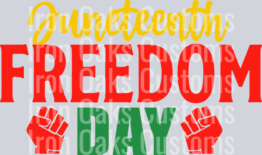 Juneteenth freedom day SVG