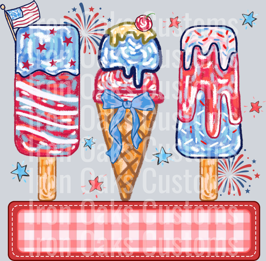 Buy Patriotic Ice Cream girl