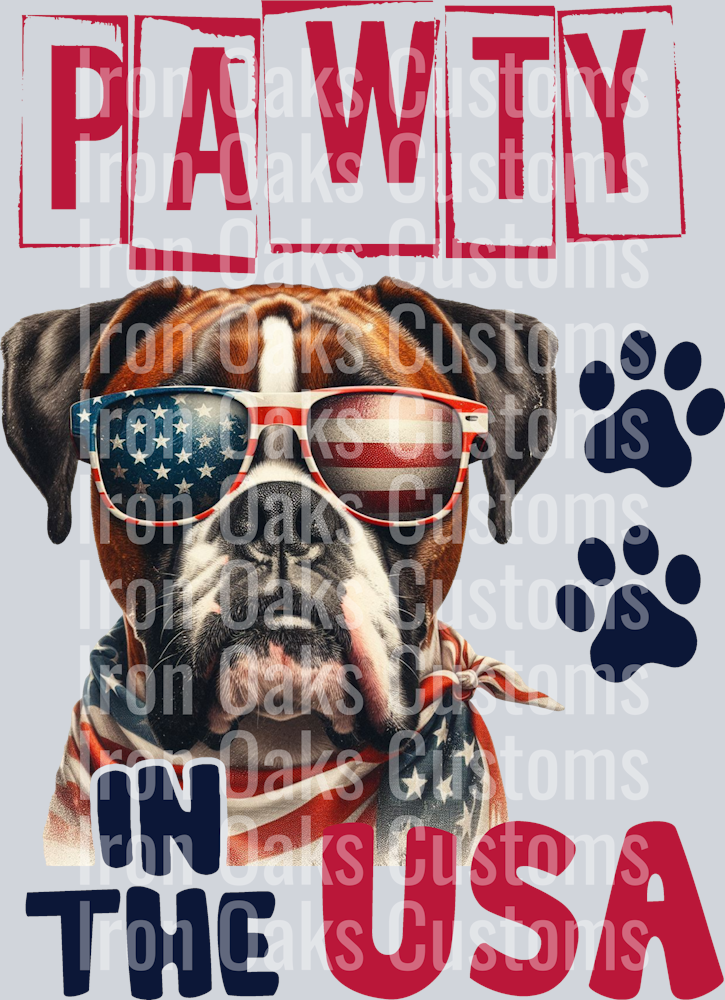 usa boxer pawty