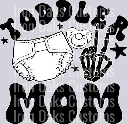 Toddler mom front