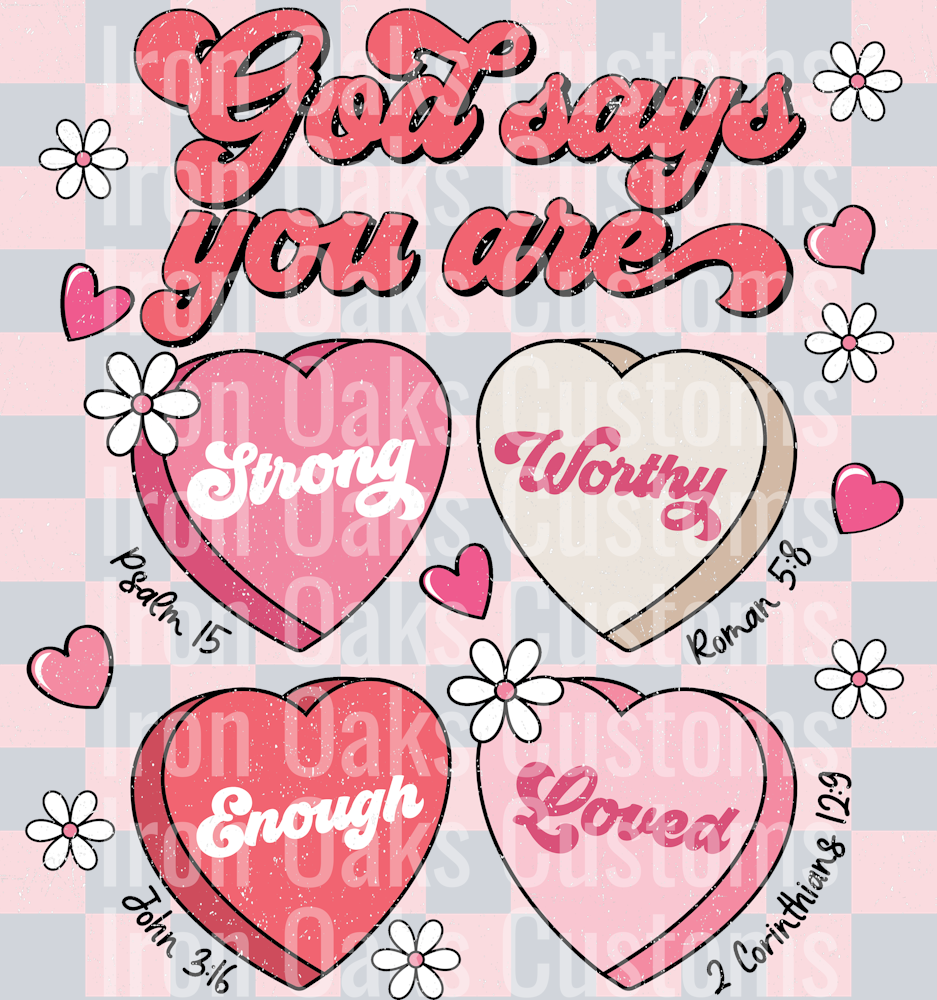 Copy of GOD SAYS YOU ARE=