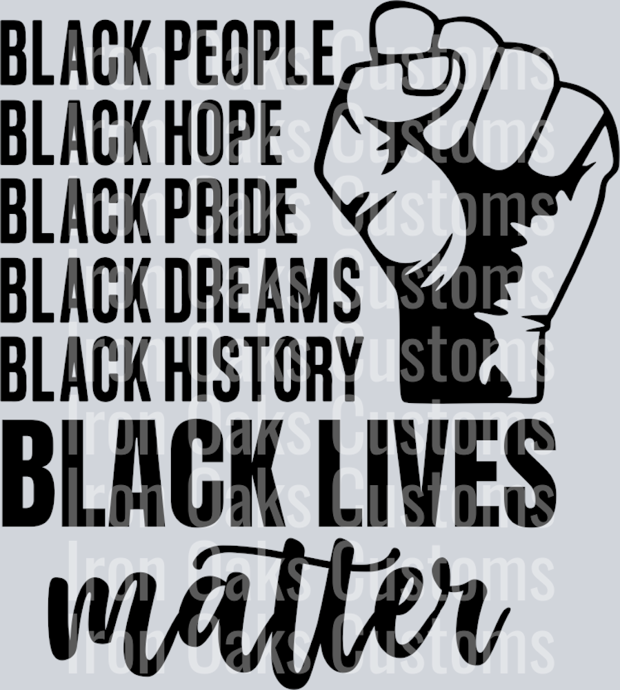black people black hope black pride...black lives matter