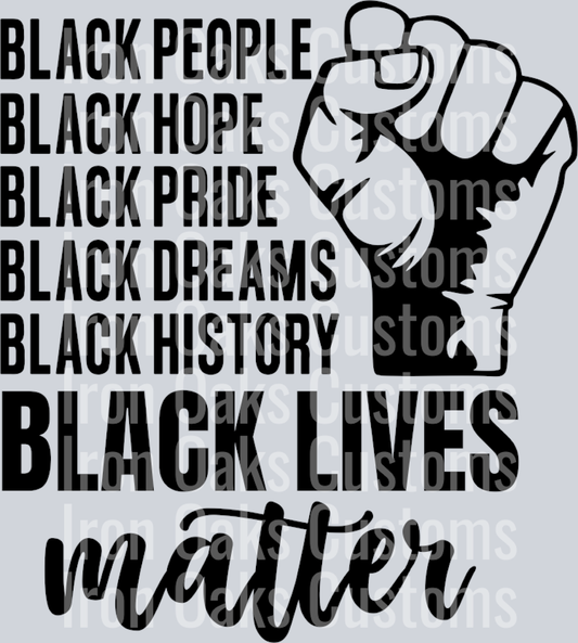 black people black hope black pride...black lives matter